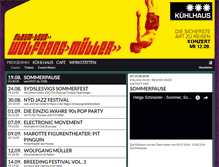 Tablet Screenshot of kuehlhaus.net